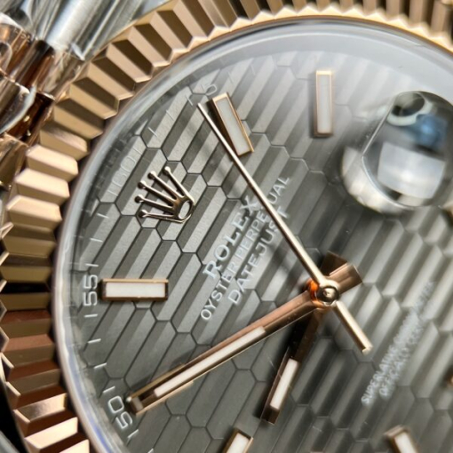 Custom Rolex DateJust 126231 Grey Dial - Swiss 69 - Image 3