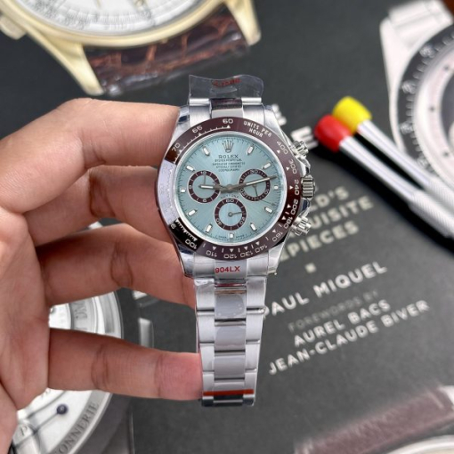 Custom Rolex Daytona 116506 Ice Blue Dial- Swiss 103