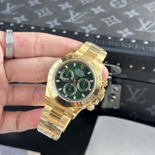 Custom Rolex Daytona Green Dial - Swiss 108 - Image 4