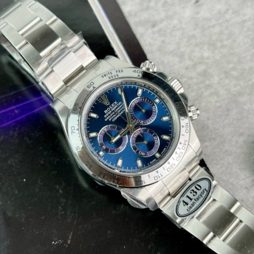 Custom Rolex Daytona Blue Dial- Swiss 92 - Image 2