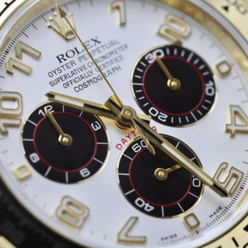 Custom Rolex Daytona 116518 White Dial- Swiss 96 - Image 5