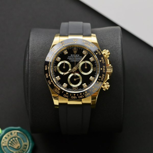 Custom Rolex Daytona 116518LN Black - Swiss 86