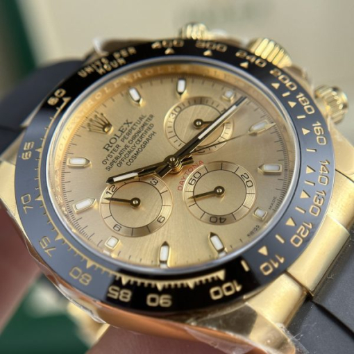 Custom Rolex Daytona 116518LN Gold Dial- Swiss 98 - Image 2