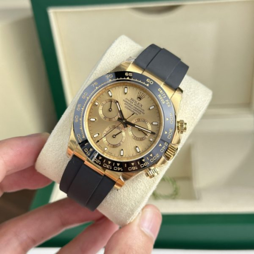 Custom Rolex Daytona 116518LN Gold Dial- Swiss 98 - Image 3