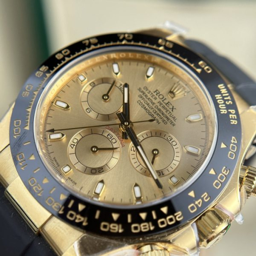 Custom Rolex Daytona 116518LN Gold Dial- Swiss 98 - Image 4