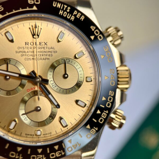 Custom Rolex Daytona 116518LN Gold Dial - Swiss 119 - Image 4