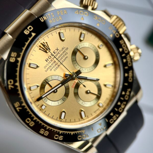 Custom Rolex Daytona 116518LN Gold Dial - Swiss 119 - Image 3