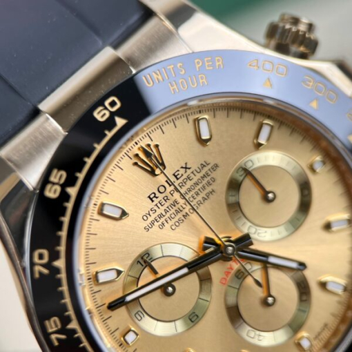 Custom Rolex Daytona 116518LN Gold Dial - Swiss 119 - Image 5