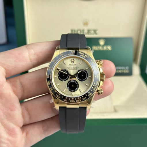 Custom Rolex Daytona 126515LN Gold - Swiss 84