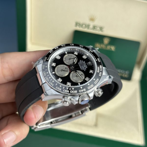 Custom Rolex Daytona 126519LN Black - Swiss 85 - Image 5