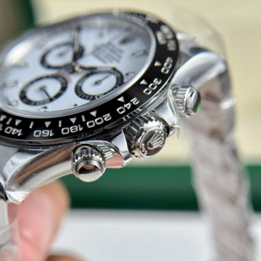 Custom Rolex Daytona 116500LN White Dial- Swiss 99 - Image 5