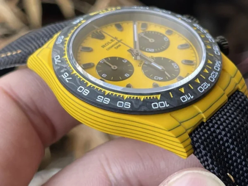 Custom Rolex Daytona Yellow - Swiss 105 - Image 2