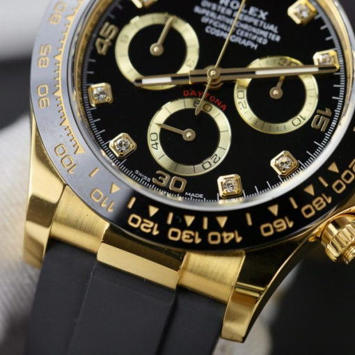 Custom Rolex Daytona 116518LN Black - Swiss 86 - Image 5