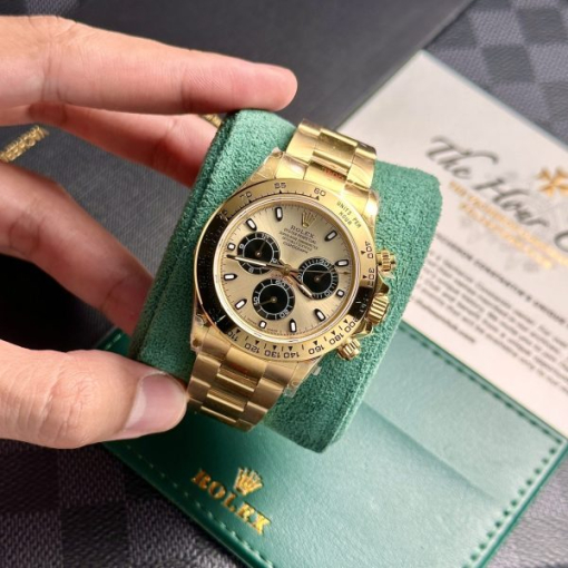 Custom Rolex Daytona Gold Dial - Swiss 106