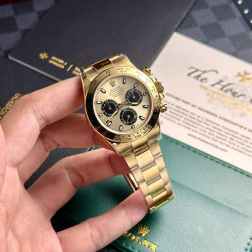 Custom Rolex Daytona Gold Dial - Swiss 106 - Image 2