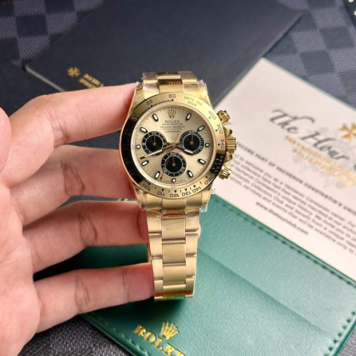 Custom Rolex Daytona Gold Dial - Swiss 106 - Image 3