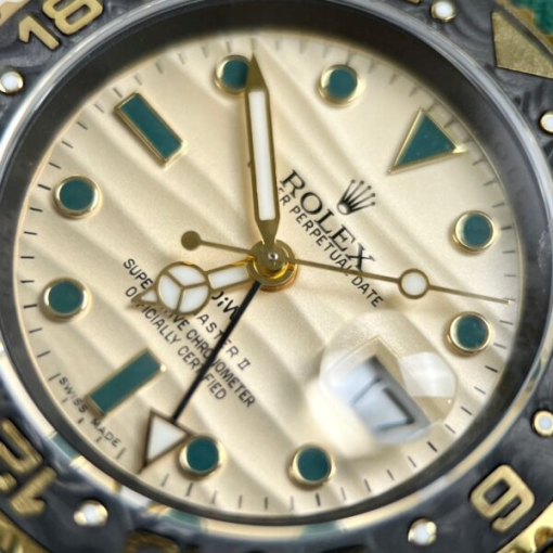 Custom Rolex GMT-Master II Green - Swiss 133 - Image 4