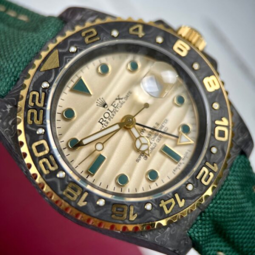 Custom Rolex GMT-Master II Green - Swiss 133 - Image 3