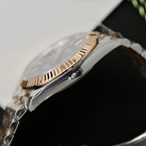 Custom Rolex DateJust 126331 Chocolate Dial - Swiss 49 - Image 6