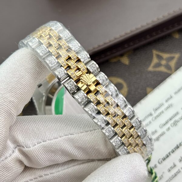 Custom Rolex DateJust Diamond Dial - Swiss 76 - Image 5