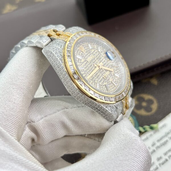 Custom Rolex DateJust Diamond Dial - Swiss 76 - Image 7