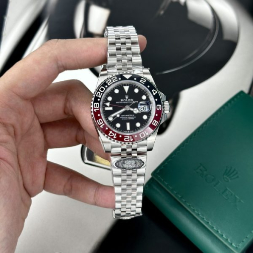 Custom Rolex GMT-Master Black Dial - Swiss 122