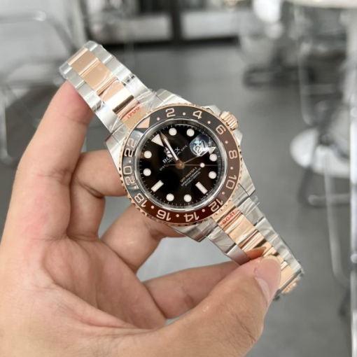 Custom Rolex GMT-Master II Root Beer - Swiss 131 - Image 3