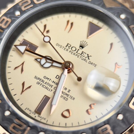 Custom Rolex GMT-Master II Brown - Swiss 132 - Image 6