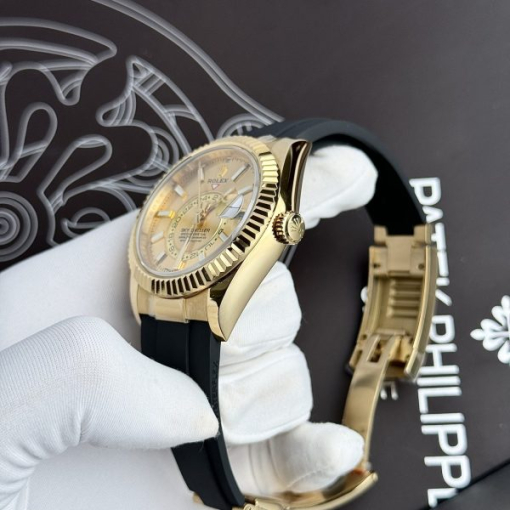 Custom Rolex Sky Dweller 326238 Yellow Dial - Swiss 35 - Image 5