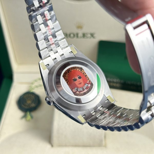 Custom Rolex DateJust Blue Dial - Swiss 43 - Image 7