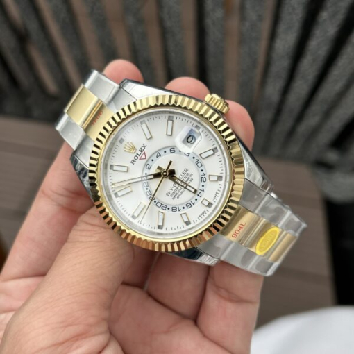 Custom Rolex Sky Dweller 326933 White Dial - Swiss 30 - Image 2