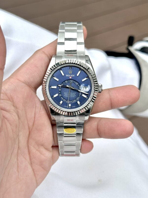 Custom Rolex Sky Dweller 326934 Blue Dial - Swiss 38