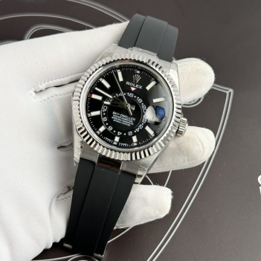 Custom Rolex Sky Dweller 336239 Black Dial - Swiss 34 - Image 2