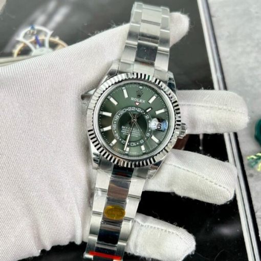 Custom Rolex Sky Dweller 336934 Green Dial - Swiss 32