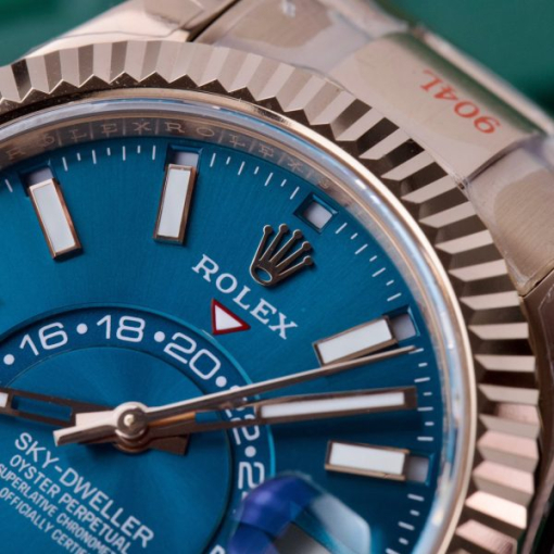 Custom Rolex Sky Dweller 336935 Turquoise Dial - Swiss 27 - Image 4