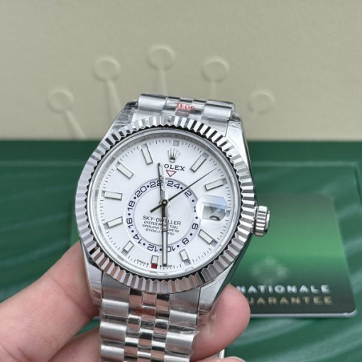 Custom Rolex Sky Dweller 326934 White Dial - Swiss 25 - Image 2