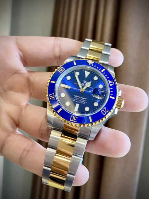 Custom Rolex Submariner 116613LB Blue Dial - Swiss 20 - Image 4