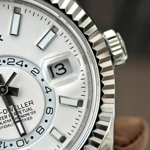 Custom Rolex Sky Dweller 326934 White Dial - Swiss 33 - Image 2