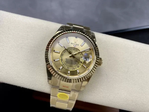 Custom Rolex Sky Dweller 336938 Lemon Yellow - Swiss 29