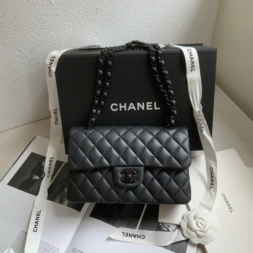 Custom Chanel Classic Matte Black - Image 7