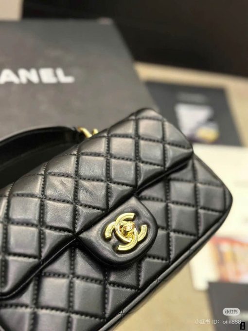 Custom Chanel Top Handle Flap Bag - Image 9