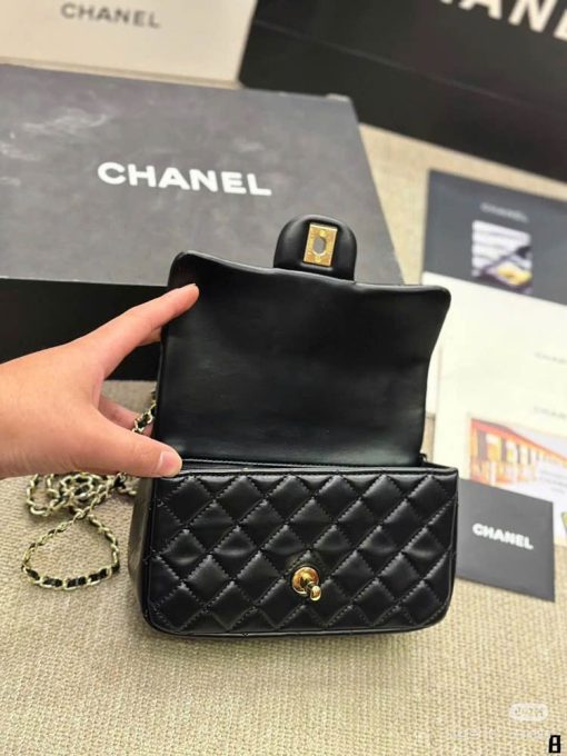 Custom Chanel Top Handle Flap Bag - Image 8