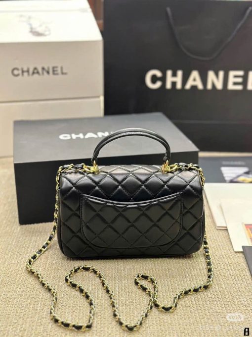 Custom Chanel Top Handle Flap Bag - Image 7