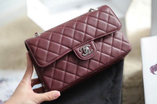 Custom Chanel Classic Burgundy - Image 3