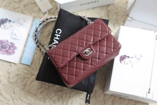 Custom Chanel Classic Burgundy - Image 2