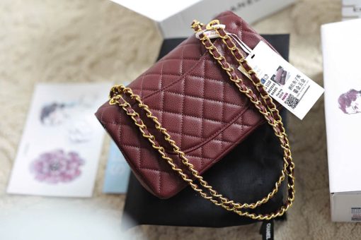 Custom Chanel Classic Burgundy - Image 5