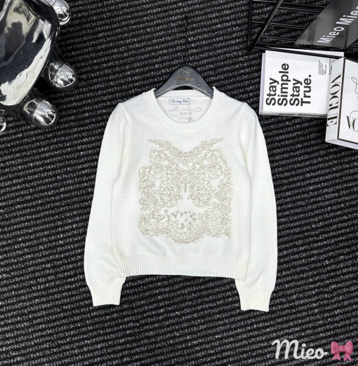 Custom Dior Long Sleeved Knit Top - Image 5