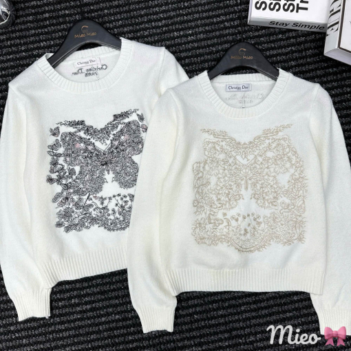 Custom Dior Long Sleeved Knit Top - Image 4