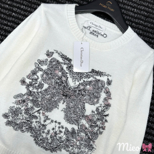 Custom Dior Long Sleeved Knit Top - Image 3