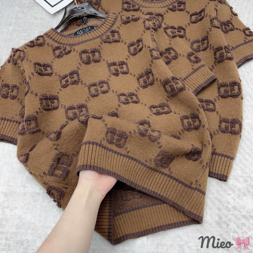 Custom Gucci Short Sleeved Knit Top - Image 7